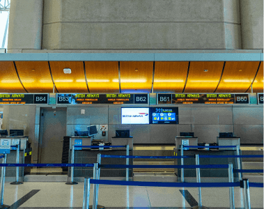 Airport check-in